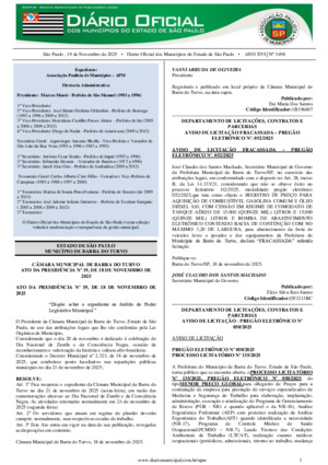 Assinatura Digital da última edição