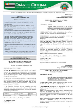 Assinatura Digital da última edição