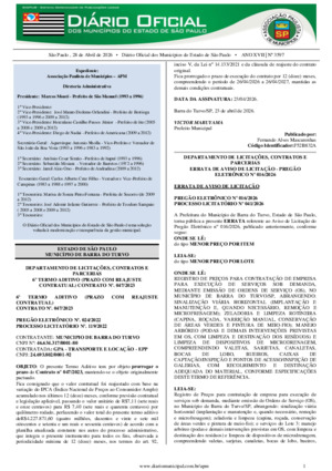 Assinatura Digital da última edição