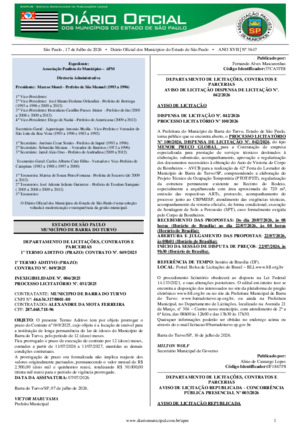 Assinatura Digital da última edição