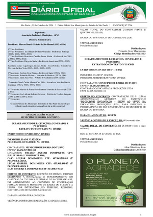 Assinatura Digital da última edição