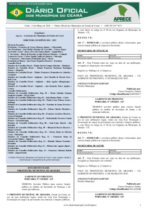 Assinatura Digital da última edição