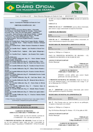 Assinatura Digital da última edição