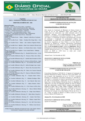 Assinatura Digital da última edição