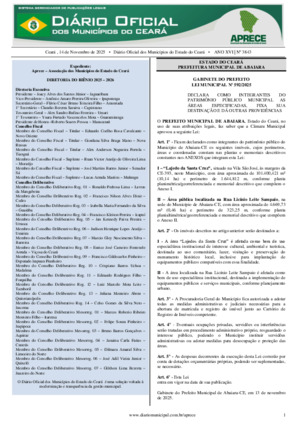 Assinatura Digital da última edição