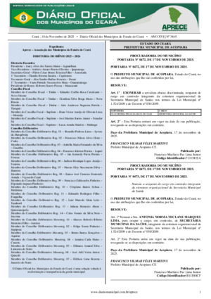 Assinatura Digital da última edição