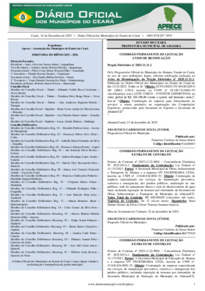 Assinatura Digital da última edição