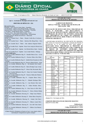 Assinatura Digital da última edição