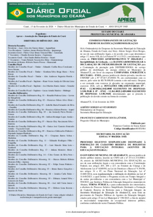 Assinatura Digital da última edição