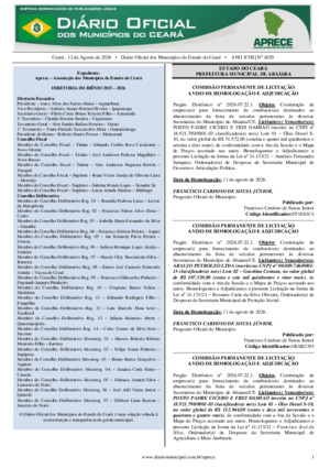 Assinatura Digital da última edição