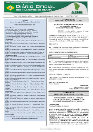 Assinatura Digital da última edição