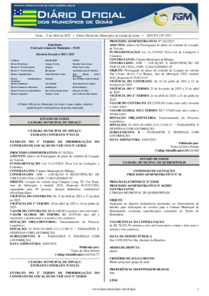 Assinatura Digital da última edição