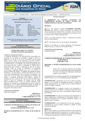 Assinatura Digital da última edição