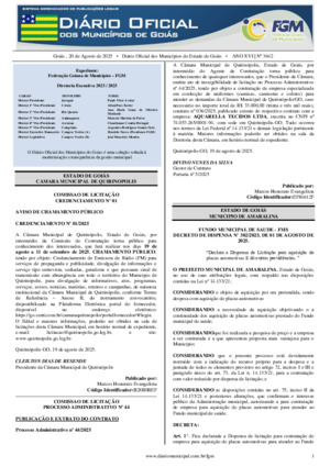 Assinatura Digital da última edição