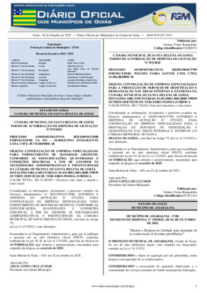 Assinatura Digital da última edição