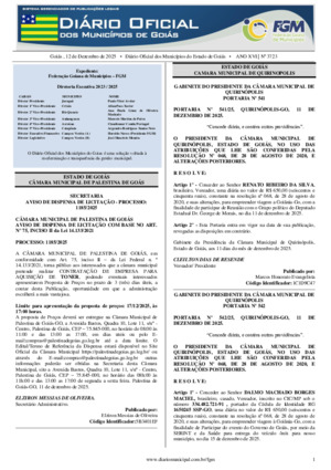 Assinatura Digital da última edição