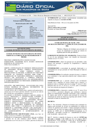 Assinatura Digital da última edição