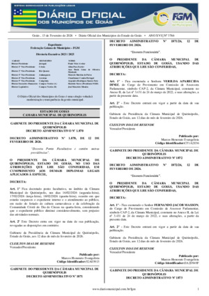 Assinatura Digital da última edição