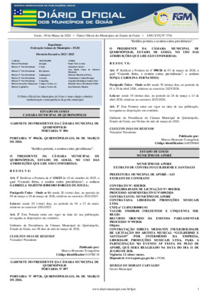 Assinatura Digital da última edição