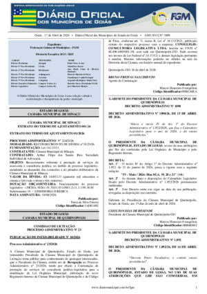 Assinatura Digital da última edição