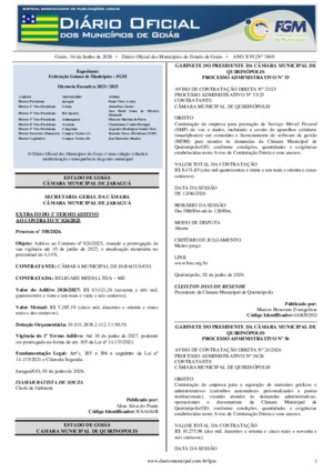 Assinatura Digital da última edição