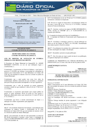 Assinatura Digital da última edição