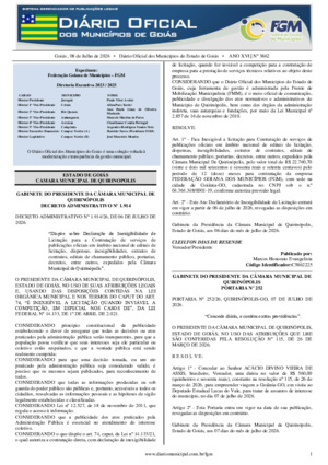 Assinatura Digital da última edição