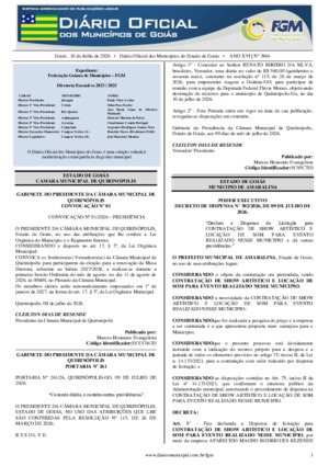 Assinatura Digital da última edição