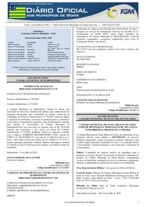 Assinatura Digital da última edição