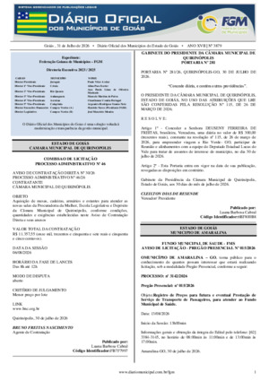 Assinatura Digital da última edição