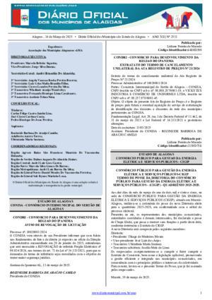 Assinatura Digital da última edição