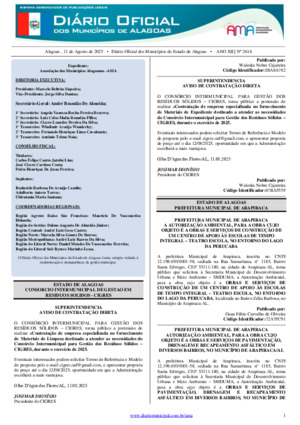 Assinatura Digital da última edição