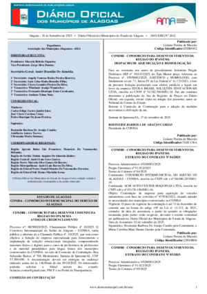Assinatura Digital da última edição