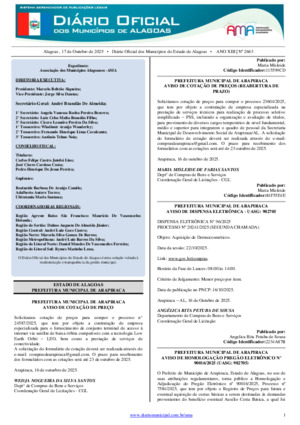 Assinatura Digital da última edição