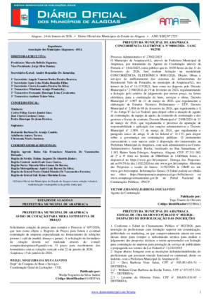 Assinatura Digital da última edição