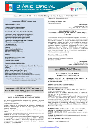 Assinatura Digital da última edição