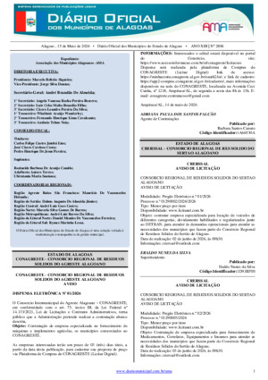 Assinatura Digital da última edição