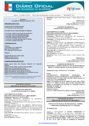 Assinatura Digital da última edição
