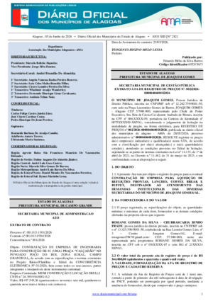Assinatura Digital da última edição