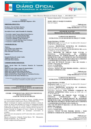 Assinatura Digital da última edição