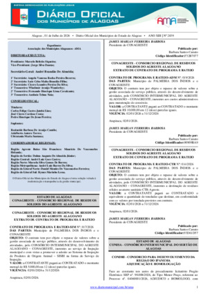 Assinatura Digital da última edição