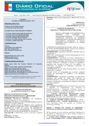 Assinatura Digital da última edição