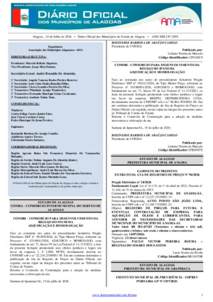 Assinatura Digital da última edição
