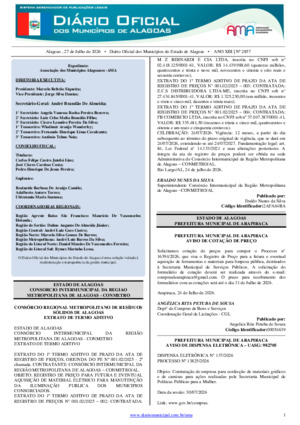 Assinatura Digital da última edição