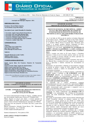 Assinatura Digital da última edição