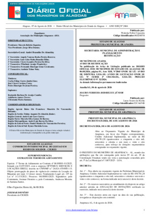 Assinatura Digital da última edição