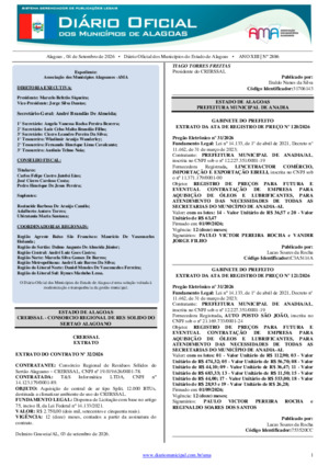 Assinatura Digital da última edição