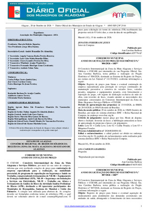 Assinatura Digital da última edição