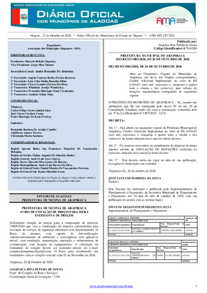 Assinatura Digital da última edição