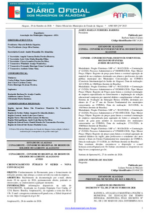Assinatura Digital da última edição